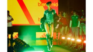 Runway moment at the adidas World Cup 2026 opening celebration in Mexico City