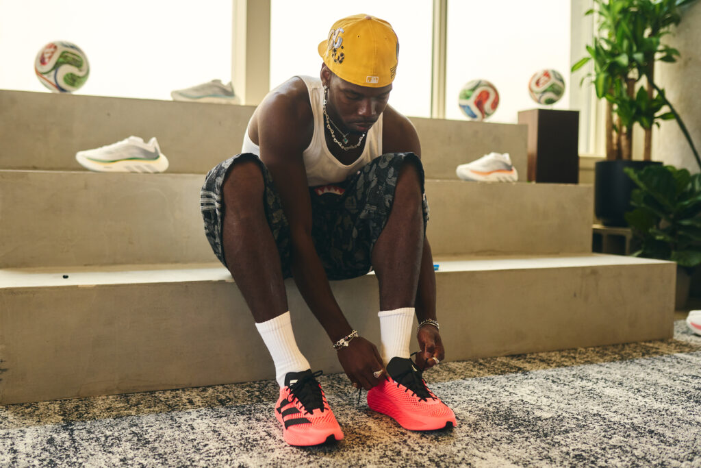 Paul Pogba in the adidas CLIMACOOL