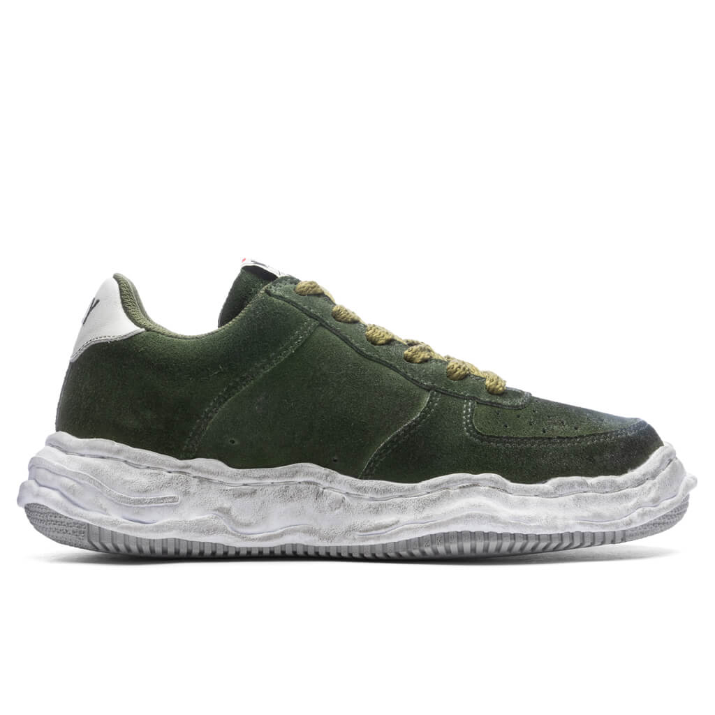 Maison Mihara Yasuhiro Wayne Brushed Suede Low, style A09FW715-GRN