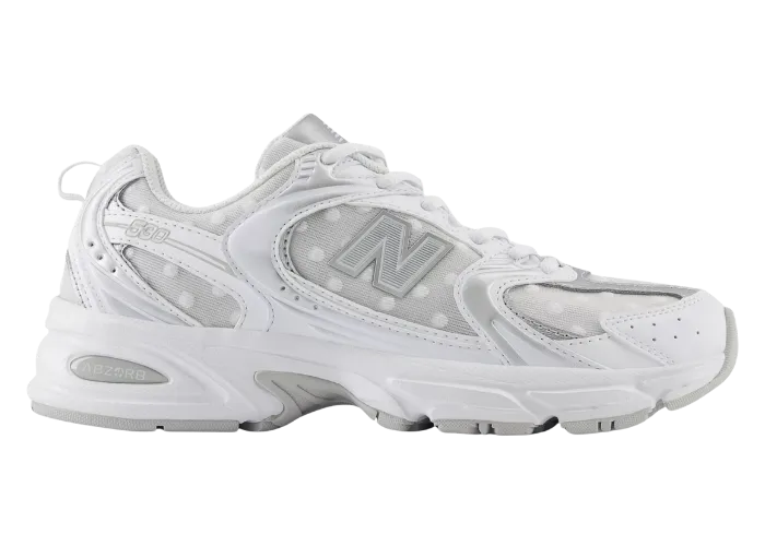New Balance 530 Polka Dot women's colorway, style code U530HFW