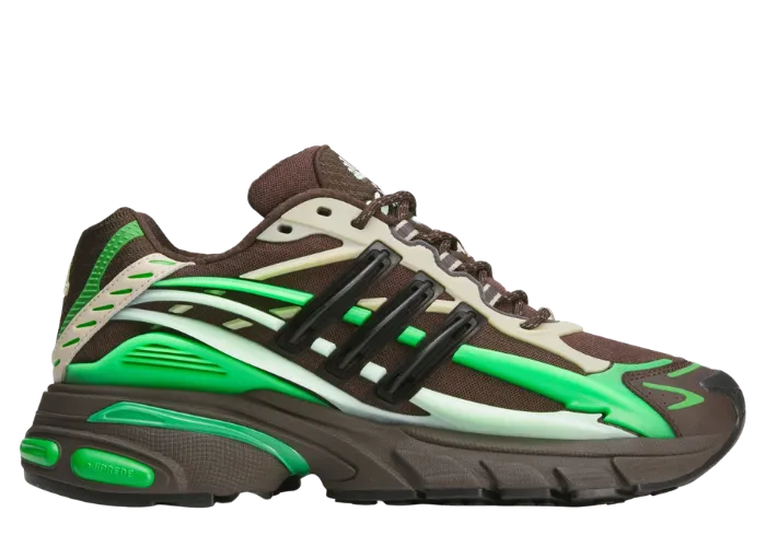 Pharrell Williams x adidas Adistar Jellyfish Dark Brown Frozen Green, style code KK2888