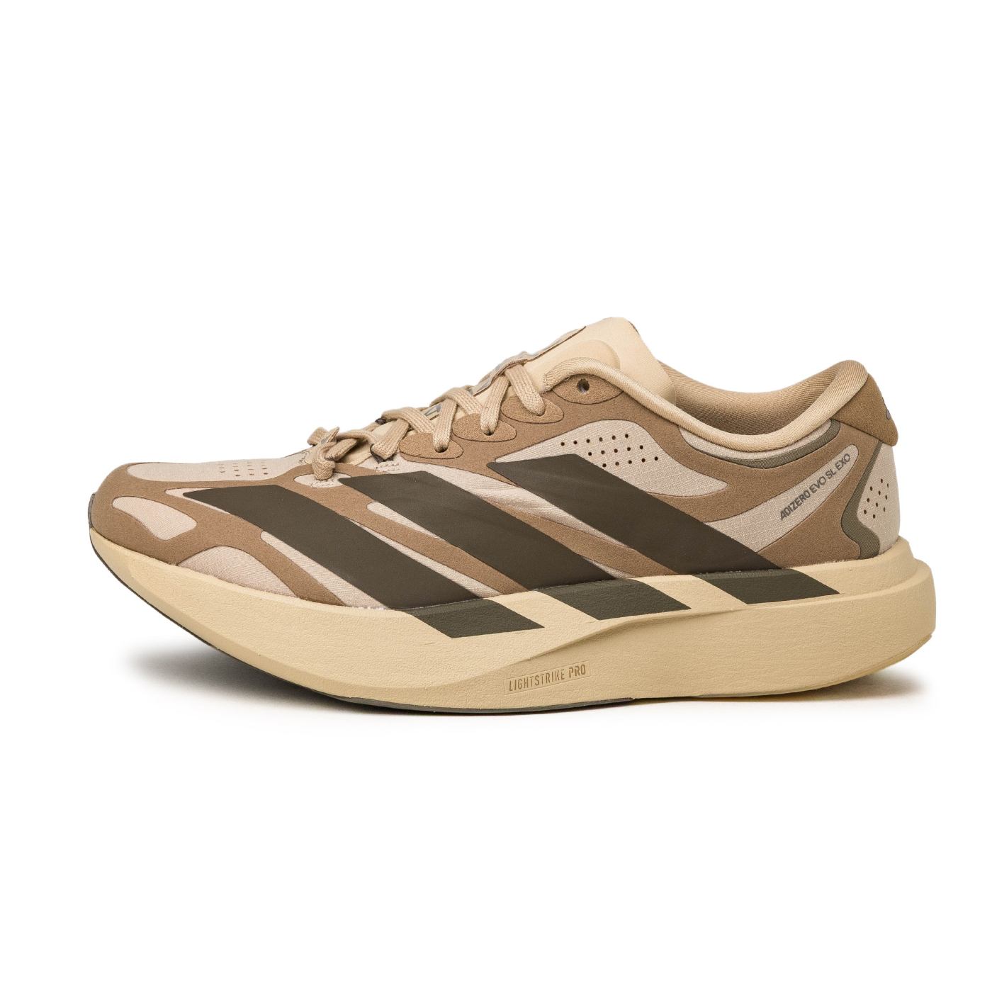 adidas Adizero EVO SL EXO Suede Magic Beige, style code KI2685