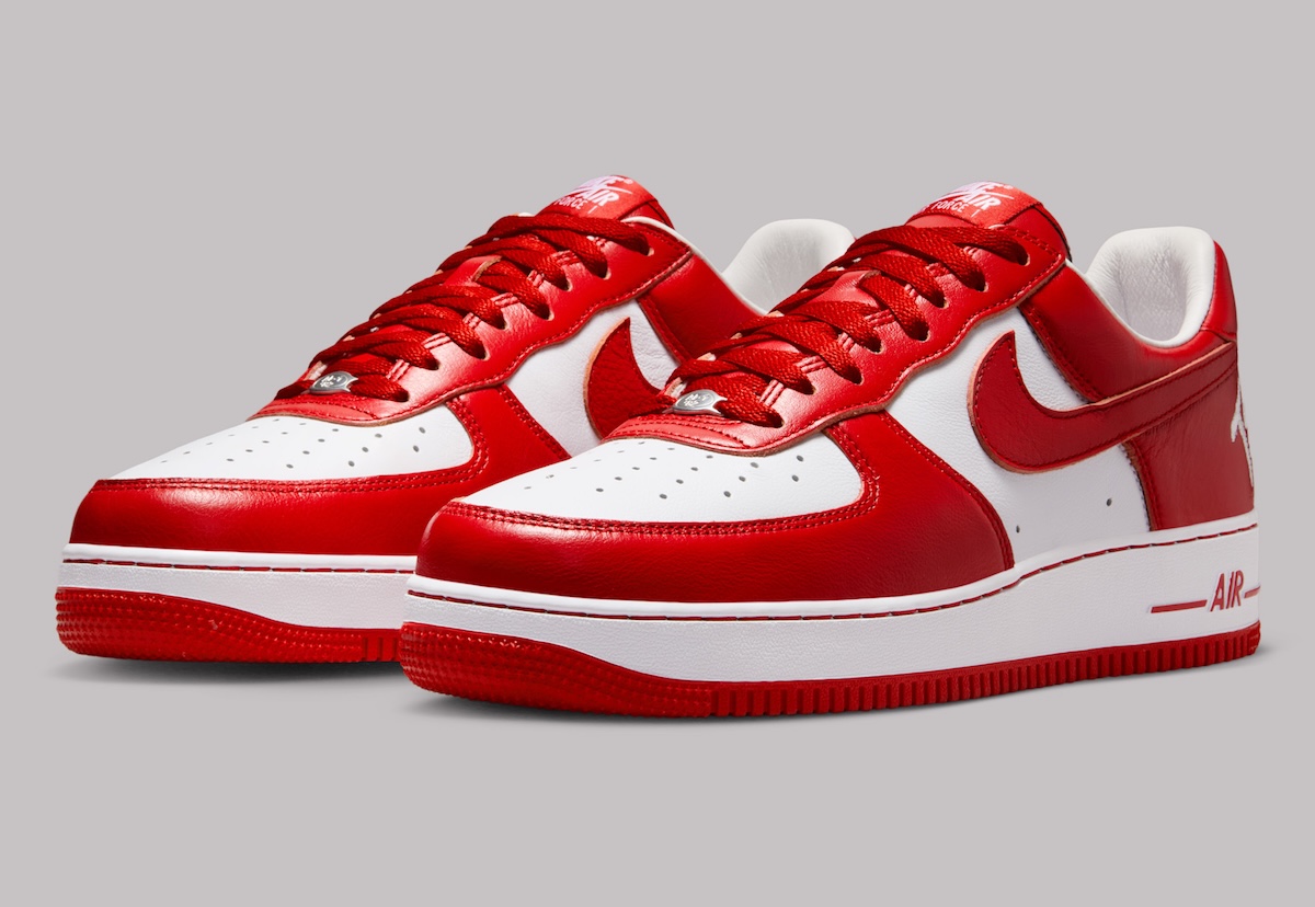 Nike Air Force 1 Low Terror Squad White University Red, style code II4391-100