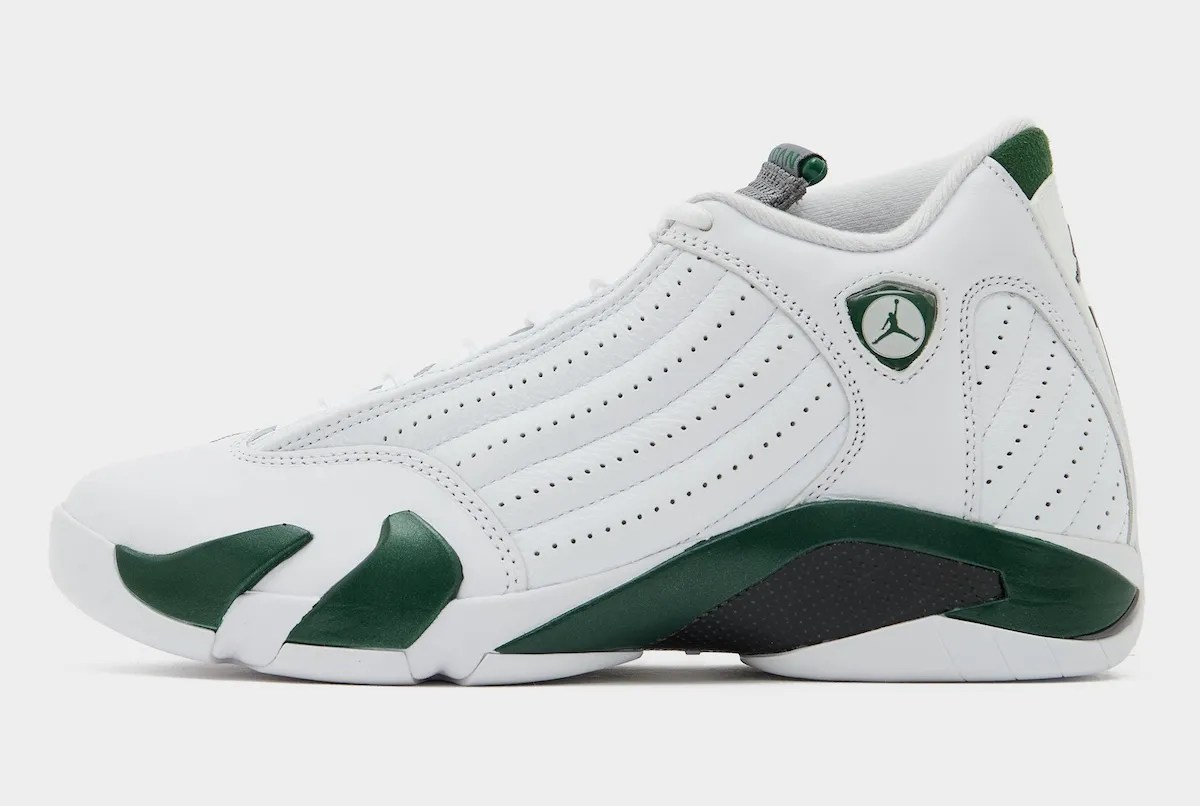 Air Jordan 14 Retro Forest Green, style code 487471-300