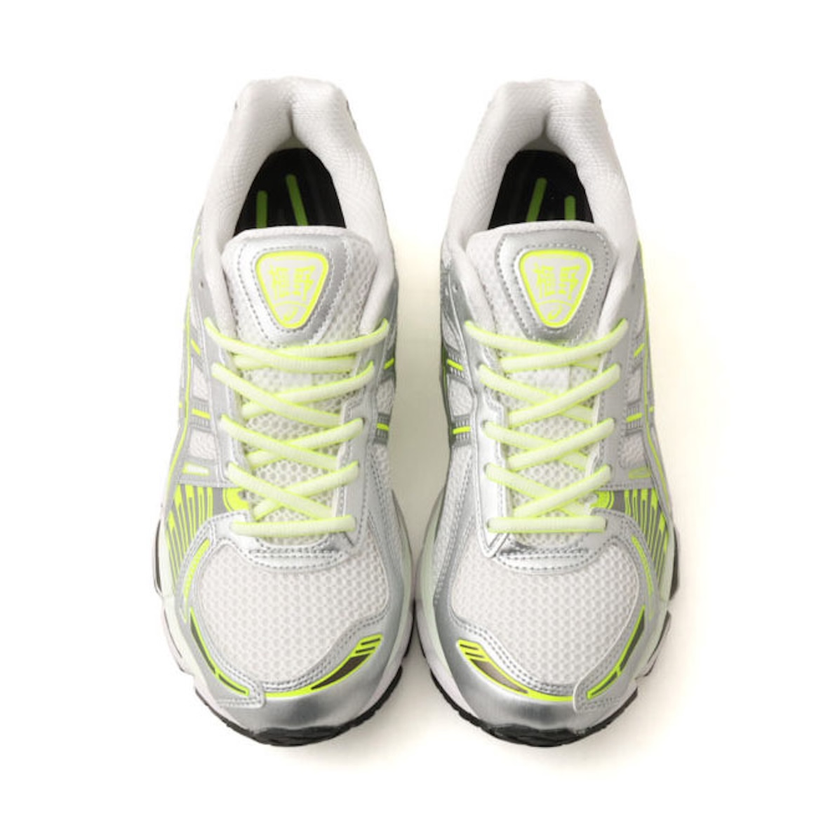 Albino and Preto x atmos x ASICS Gel-Kayano 12.1 White Green, style code 1203B227-100