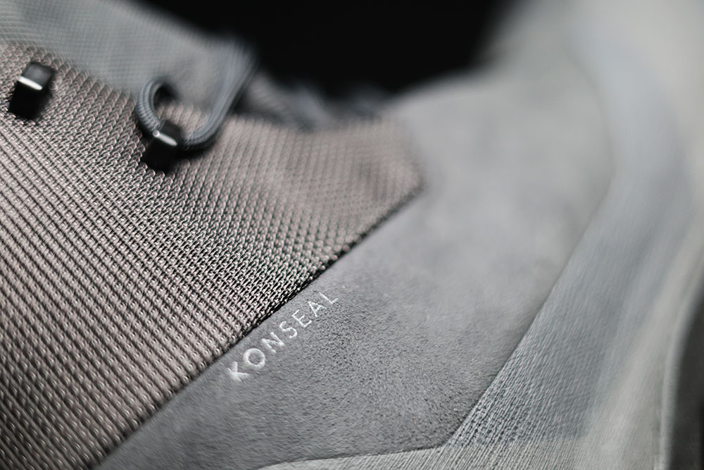 Arc’teryx Konseal Trek Mid detail, photographed by Nick Engvall