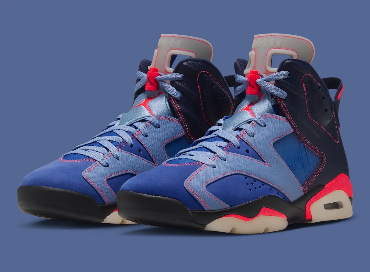 Awake NY x Air Jordan 6 Retro Blueberry, style code IQ5706-400