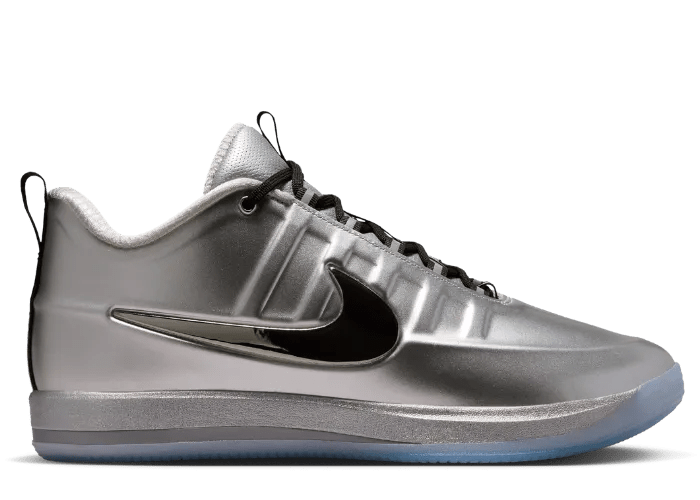 Nike Book 2 Iron Fist Metallic Silver Black, style code FZ7013-002