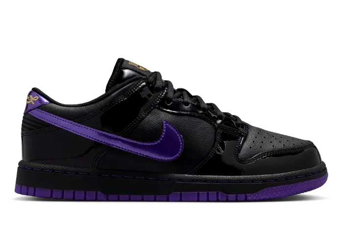 FC Barcelona x Nike Kobe Dunk Low Protro Black Field Purple, style code IV7508-001