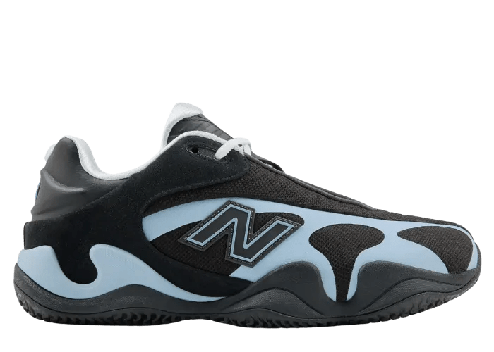 New Balance Maxey v1 Tyrese Maxey signature basketball shoe in black and blue