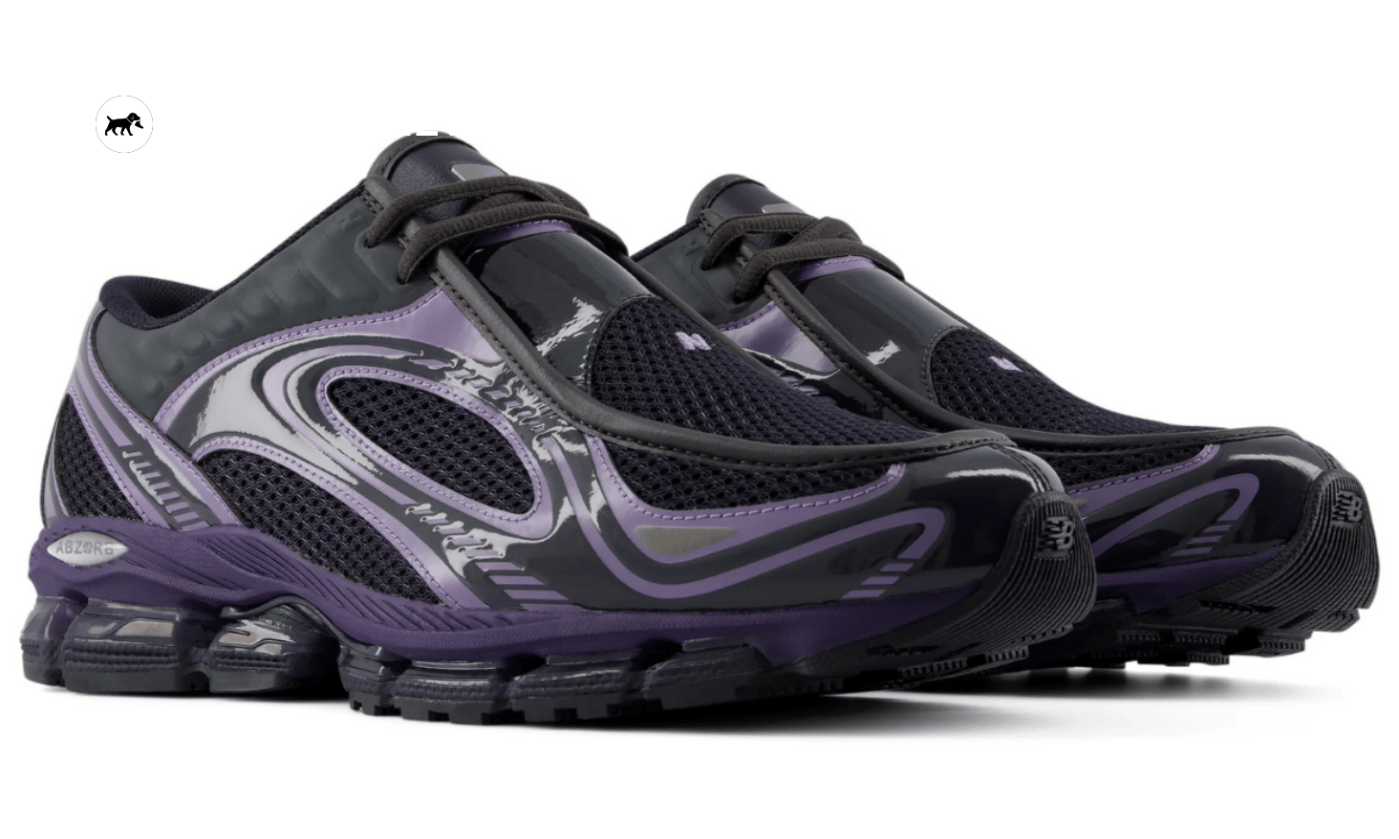 New Balance 1890A Black Purple detail, style code U18905JK