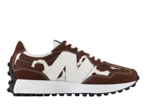 New Balance 327 Cow Print Pumpernickel Sea Salt, style code W327APC