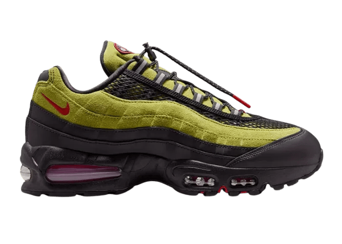Nike Air Max 95 Big Bubble Aya Brown Atomic Green, style code IQ6687-300