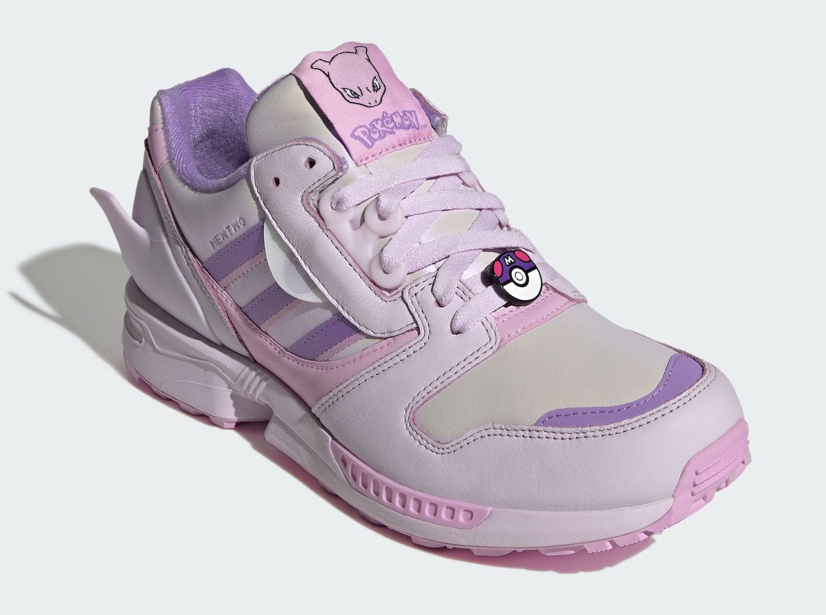 Pokemon x adidas ZX 8000 Mewtwo, style code KI5326