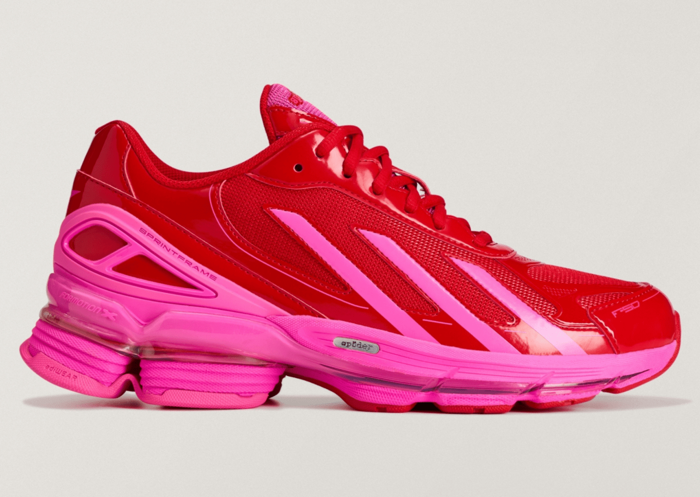 SP5DER x adidas Adizero F50 Formotion Red, style code KZ6578