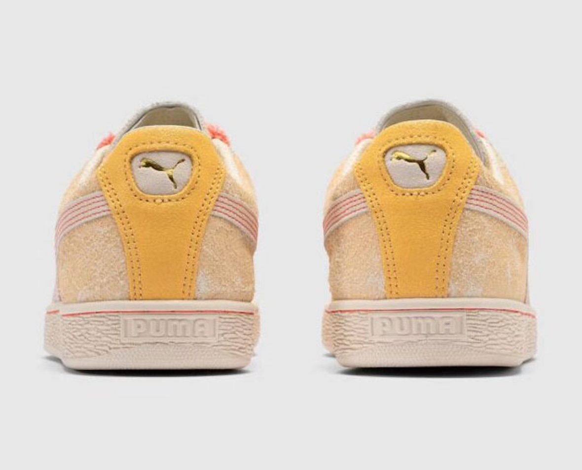 The Whitaker Group x Puma Suede CODA Echo Points Flaxen, style code 410071-01