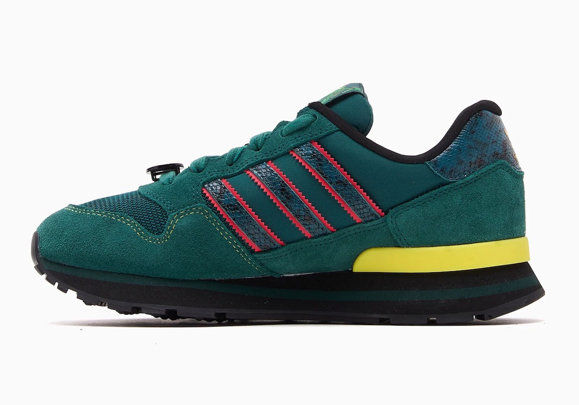 adidas ZX 500 Pokemon Rayquaza green suede, style code KI8189