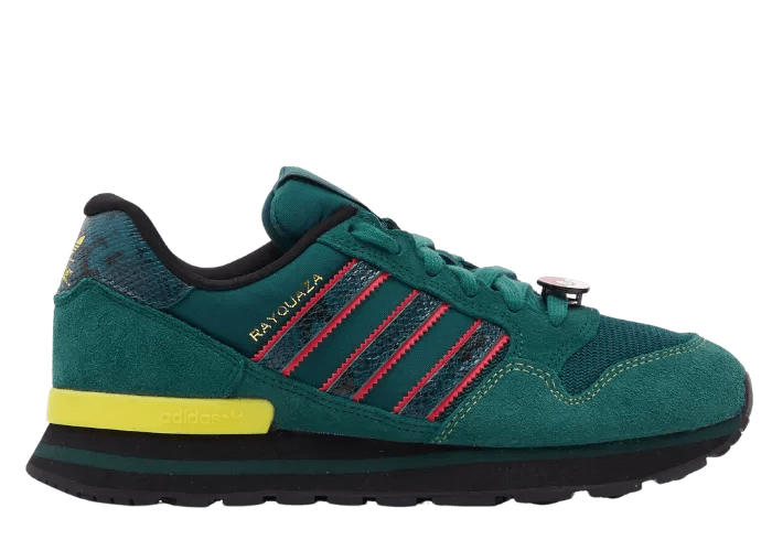 adidas ZX 500 Pokemon Rayquaza green suede, style code KI8189