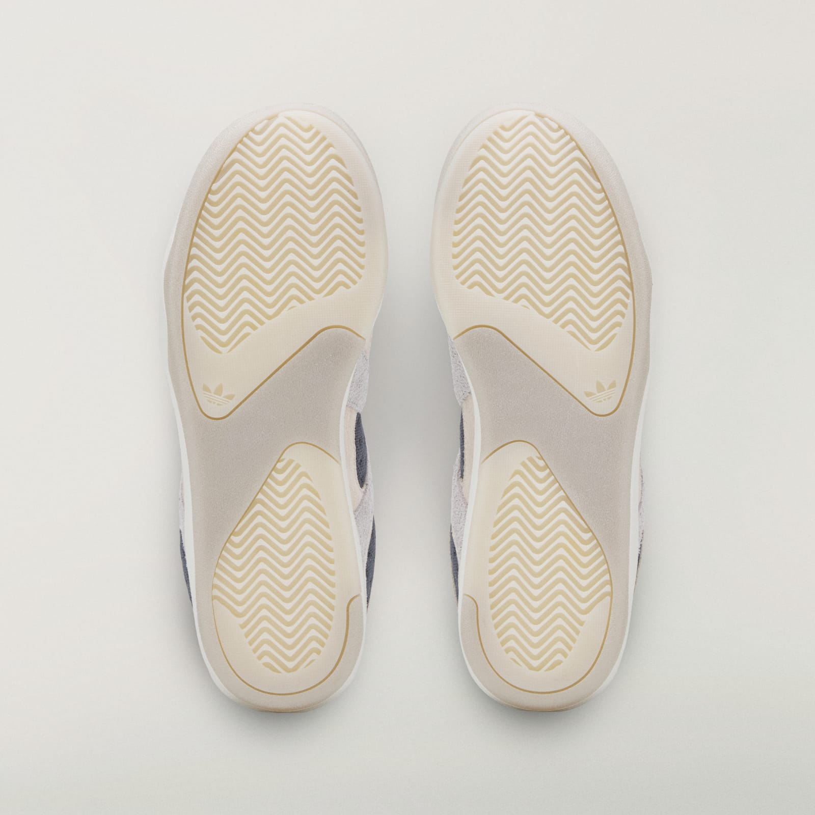 adidas BadBo 1.1 Chalk White outsole in cream and grey