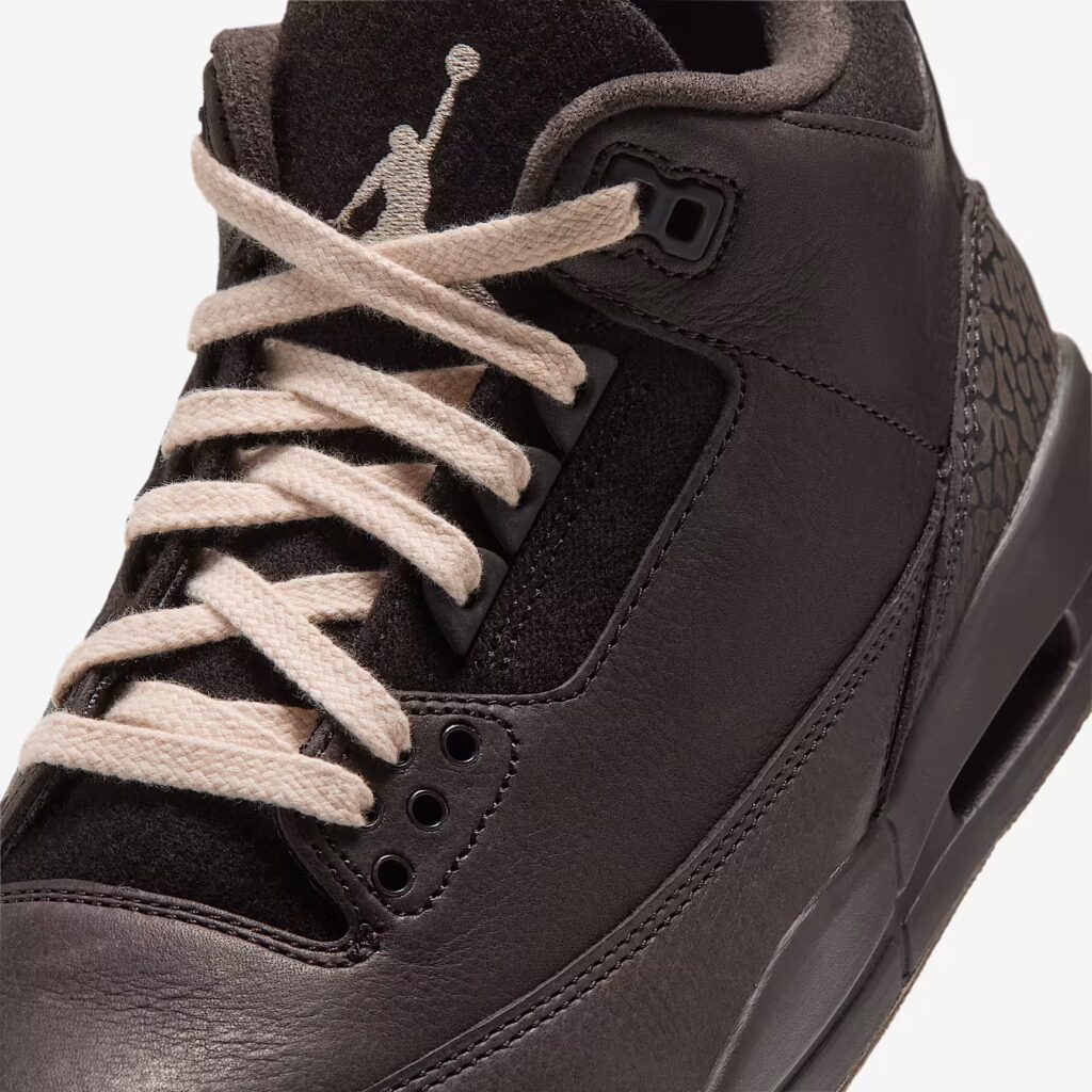 The Air Jordan 3 "Fireside" Hides Its Elephant Print in Velvet Brown