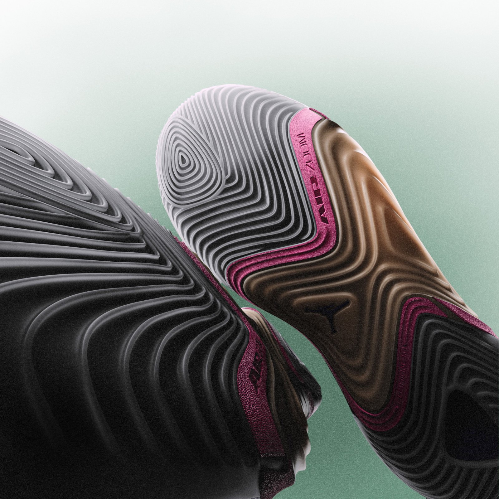 Jordan Tatum 5 midsole and outsole detail