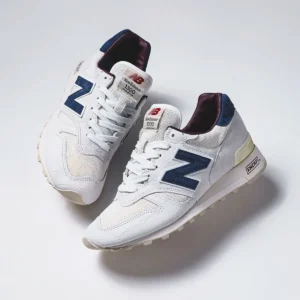 New Balance 1300 Sea Salt with croc-embossed pigskin overlays and Blue Oyster N logo, style U1300SS