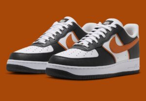 Nike Air Force 1 Low Campfire Orange Swaps the Nike Air Heel Tab for a Diamond