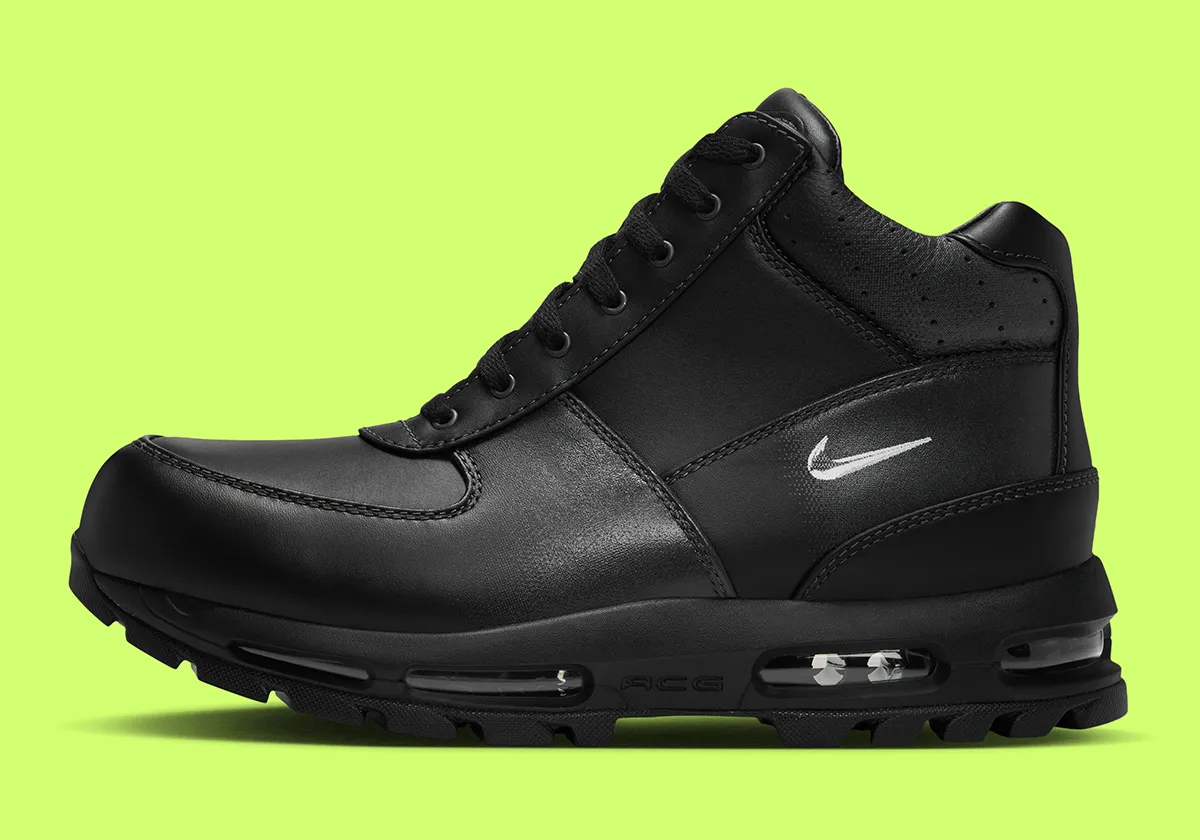 Nike Air Max Goadome Black and Volt lateral profile