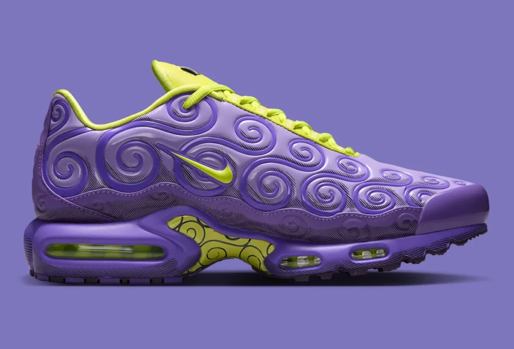 One Piece x Nike Air Max Plus Gomu Gomu no Mi colorway detail