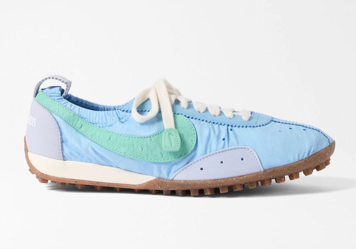 Jacquemus x Nike Moon Shoe Emerald Rise lateral profile