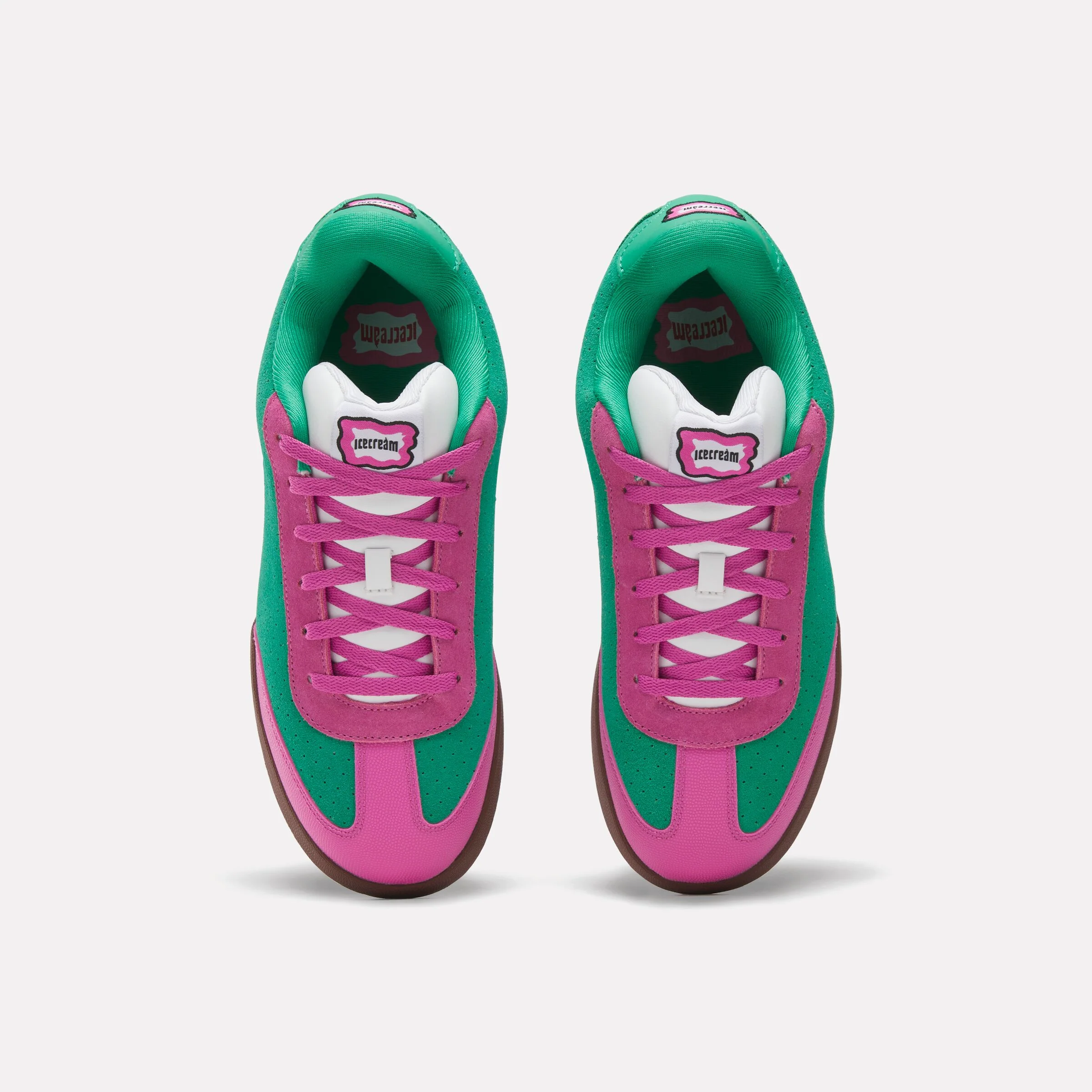 Reebok Ice Cream Board Flip Watermelon pair from above
