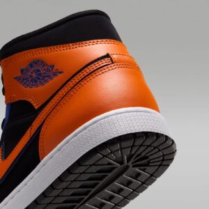 The Air Jordan 1 Mid Takes Knicks Colors, and Jordan Brand Put Chenille on the Tongue