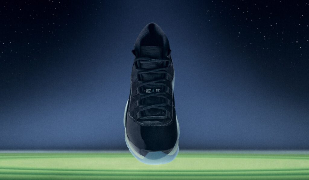 The Space Jam Air Jordan 11 Goes Back to 23 on the Heel and Royal Blue on the Jumpman