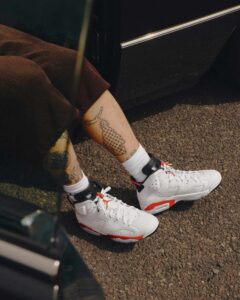 Air Jordan 6 Retro "White Infrared" CT8529-105 on foot