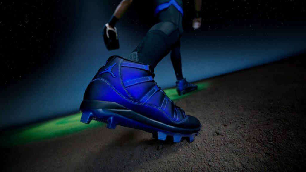 The Space Jam Air Jordan 11 Cleat Takes Its Color From the Women's Shoe, Not the Retro OG
