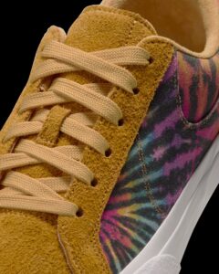 The Tie Dye Blazy Puts Its Pattern on One Panel and Wraps the Rest in Shaggy Suede