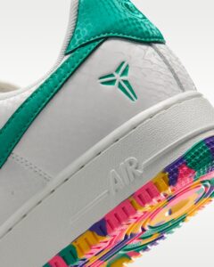 The Kobe Air Force 1 Low Puts Its Color on the Outsole, and Nike's Copy Still Says Alma Mater