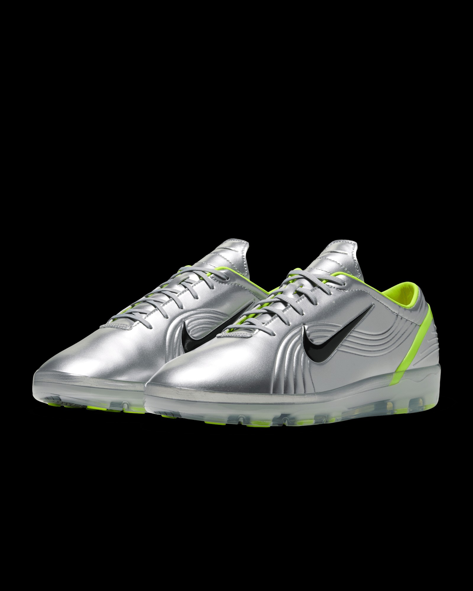 Nike Cryoshot Mercurial Chrome '02 OG, angled pair